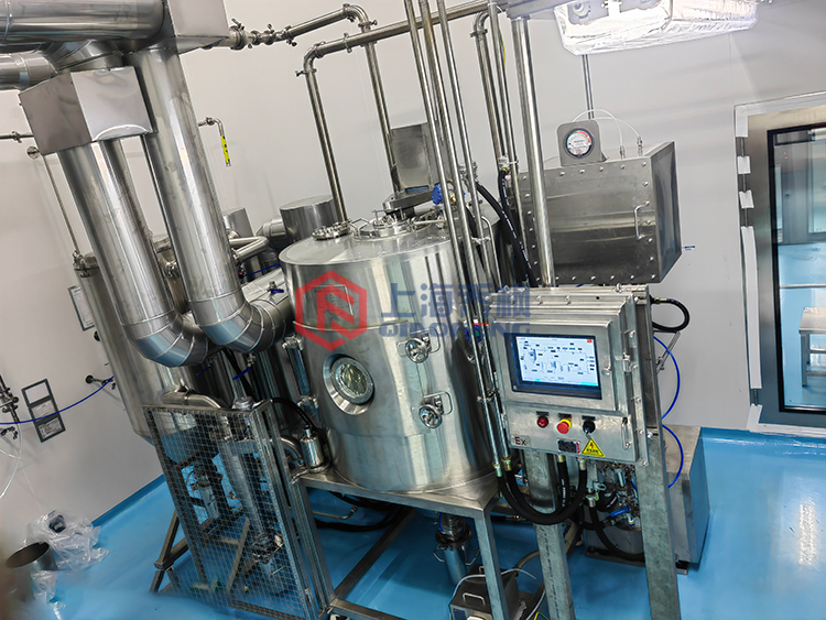 浙江某药厂采购的有机溶剂喷雾干燥机 安装完工